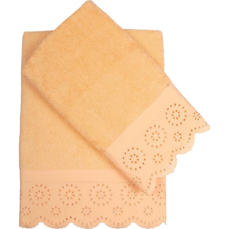 MASHINI - Set 2 Toallas Broderie 360 gr
