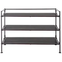 Zapatera Metal 3 Nivel(es) 67.3x48.6x30.9 cm Café