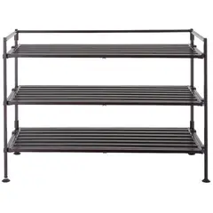 JUST HOME COLLECTION - Zapatera 3 Nivel(es) 67.3x48.6x30.9 cm Café