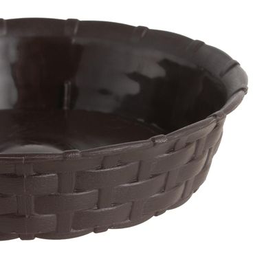 Imagen 2 del producto Plato Redondo Macetero Ratán 18 Cm Jardín Hogar