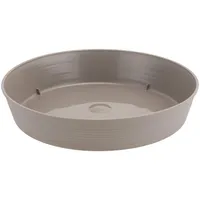 Plato Redondo Para Macetero 33 Cm Textura Piedra