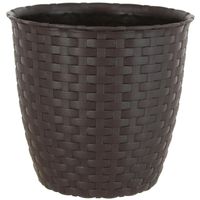 ES de Plástico 18x17 cm Marrón