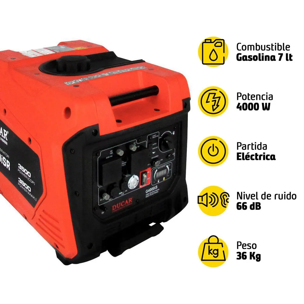 Ducar D4000I Gasolina, foto 7