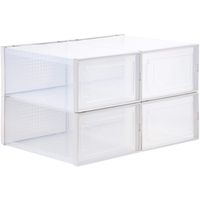 Set 4 cajas organizador de zapatos