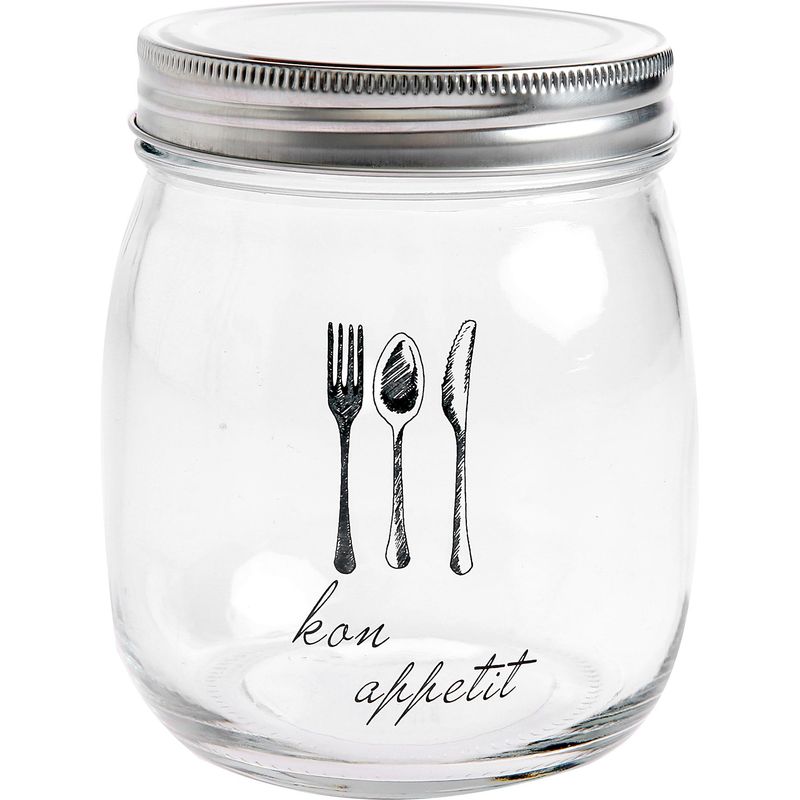 JUST HOME COLLECTION - Frasco con Frases Vidrio 650 ml