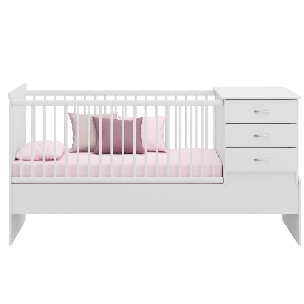 KIDSCOOL - Cuna 193x101x101 cm blanca