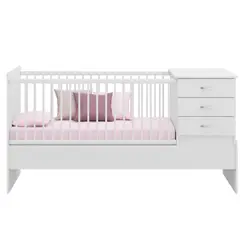 KIDSCOOL - Cuna 193x101x101 cm blanca