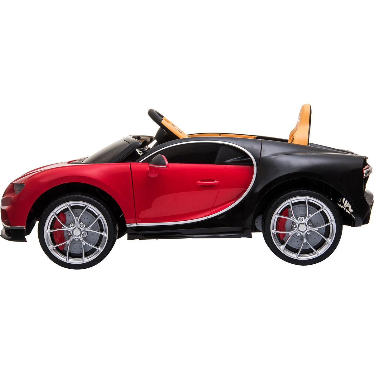 KIDSCOOL - Auto Chiron rojo batería 12V licencia Bugatti