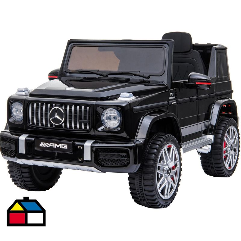 KIDSCOOL - Jeep G63 negro batería 12V licencia Mercedes Benz