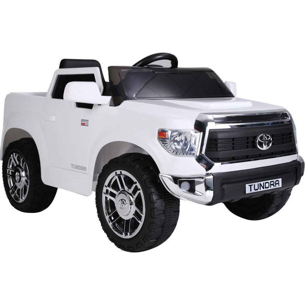 KIDSCOOL - Camioneta Tundra blanca batería 12V licencia Toyota