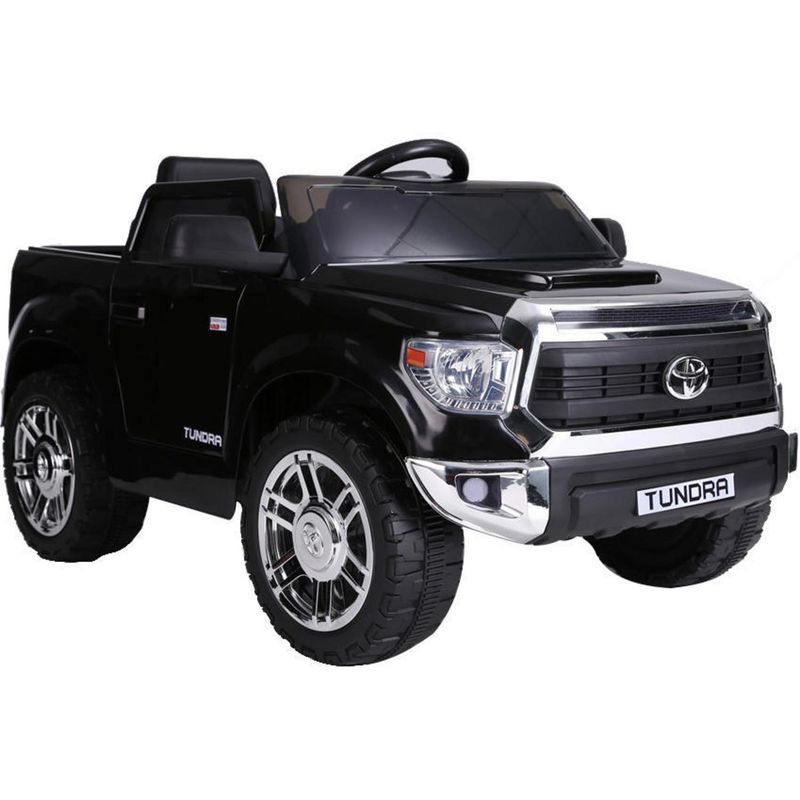 KIDSCOOL - Camioneta Tundra negra batería 12V licencia Toyota