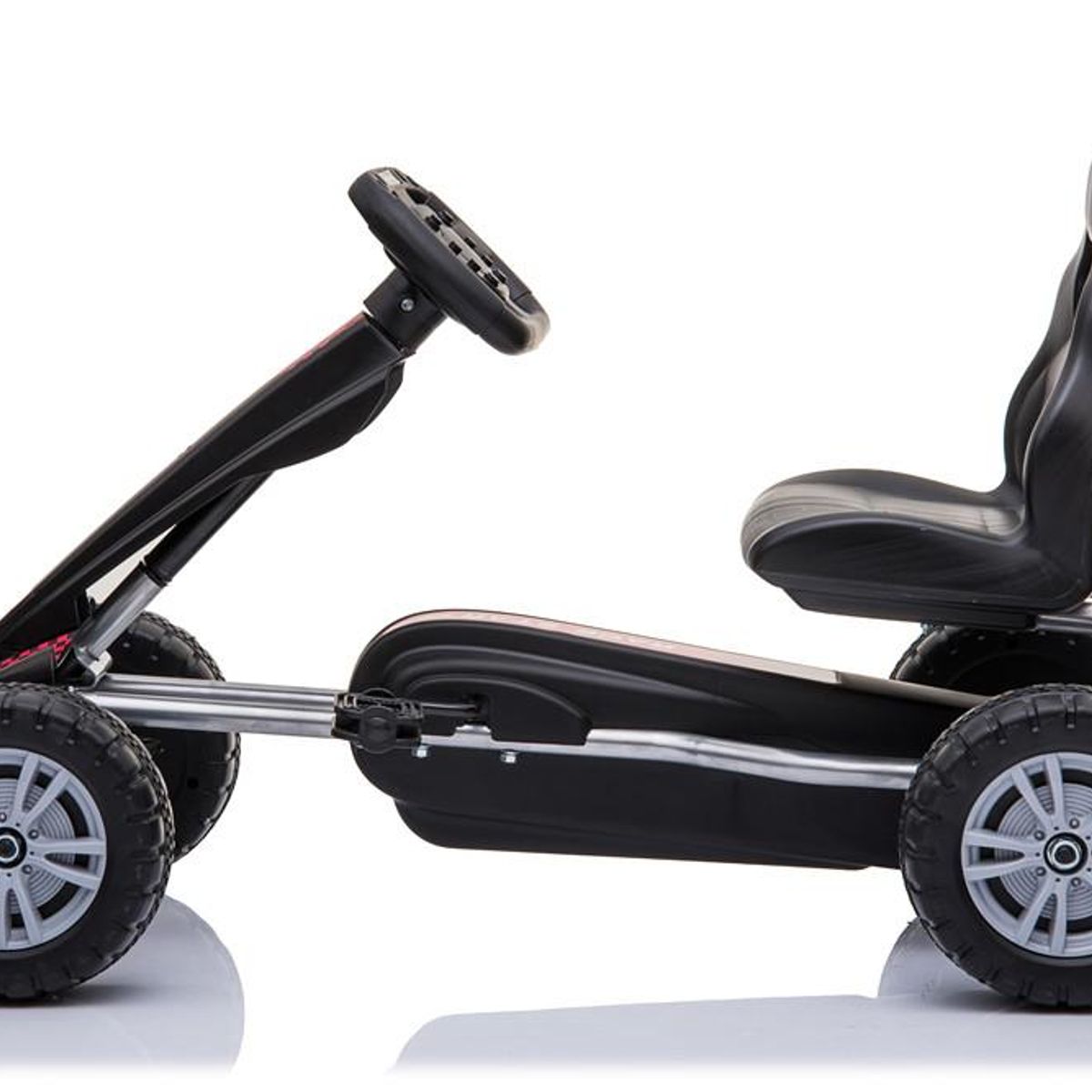 KIDSCOOL - Go Kart Clásico a Pedales Negro Desde 3 años