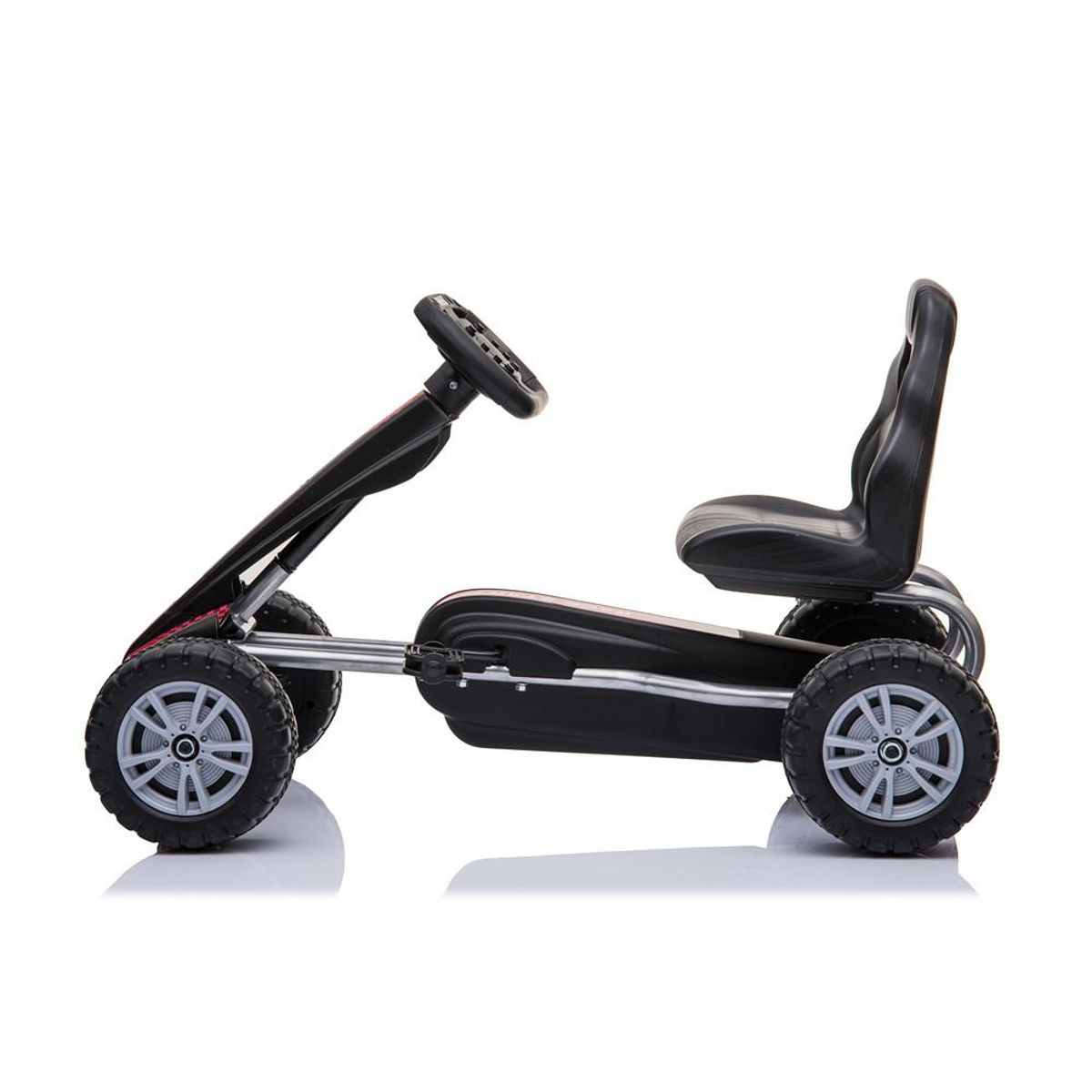 KIDSCOOL - Go Kart Clásico a Pedales Negro Desde 3 años