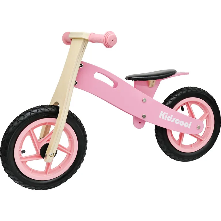 KIDSCOOL Bicicleta madera rosado Riders aro 12
