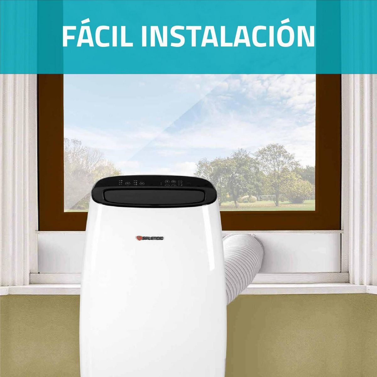 SPLENDID - Aire acondicionado portátil 12.000 BTU