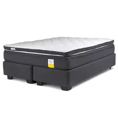 DRIMKIP - Cama Americana Eurotop 2 Plazas Plus BD 150x200 cm + Topper