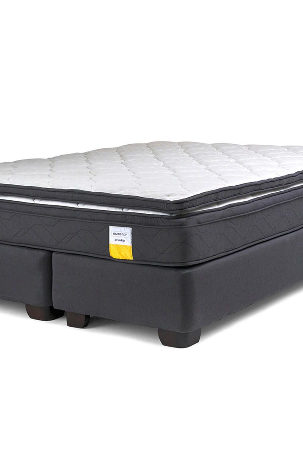 DRIMKIP - Cama Americana Eurotop Full BD 137x190 cm + Topper