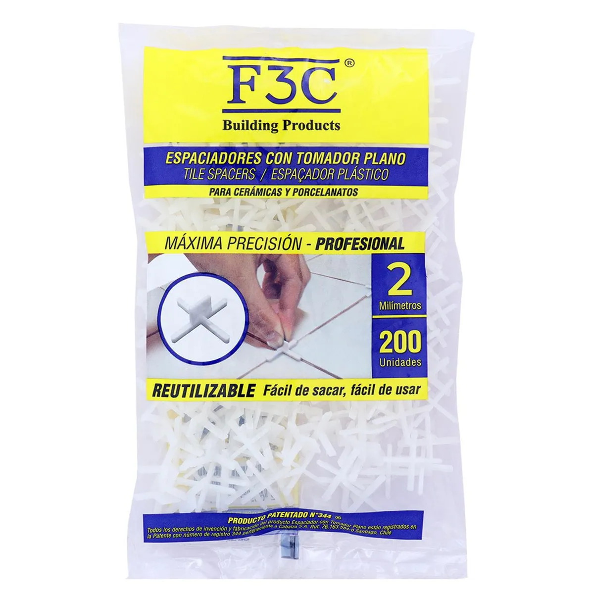 F3C - Espaciador 2 mm con tomador