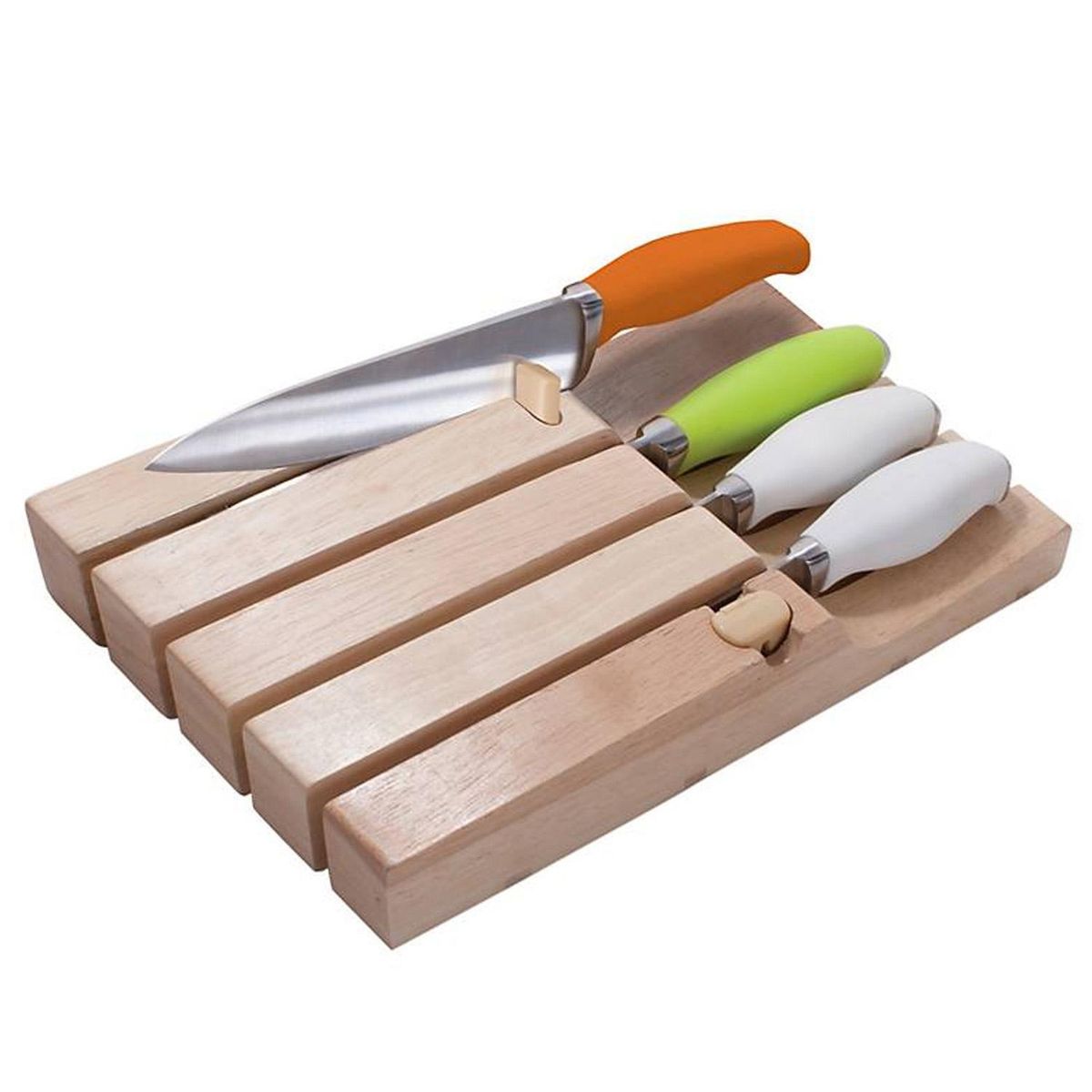 OSTER - Set cuchillos acero forjado 6pzas c/mango silicona