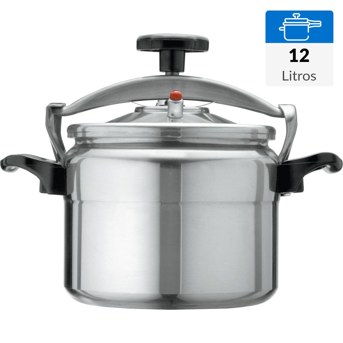 FANTUZZI - Olla a Presión 12 Litros Aluminio Comprezzo