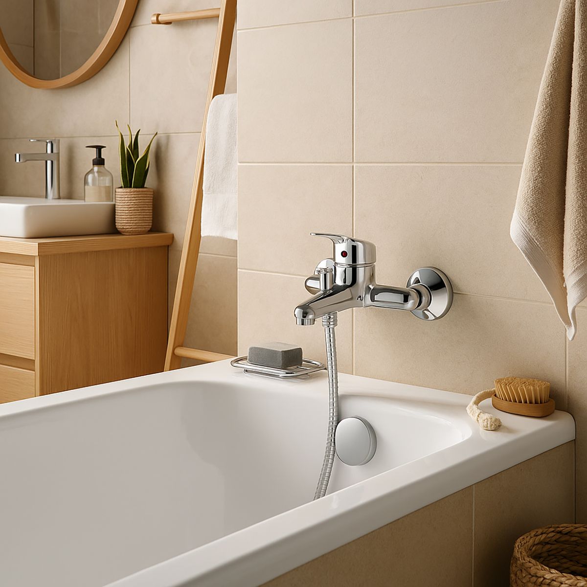 FANALOZA - Monomando Tina Ducha Pronto Cromado