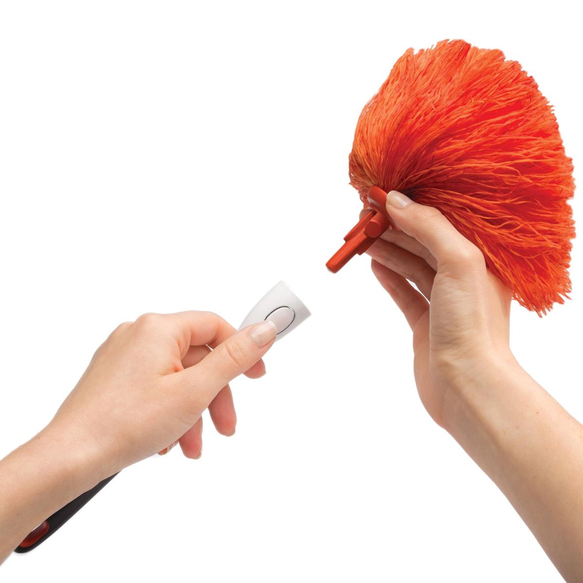 OXO - Repuesto Plumero Oxo Atrapa Polvo Rojo 15x15 cm