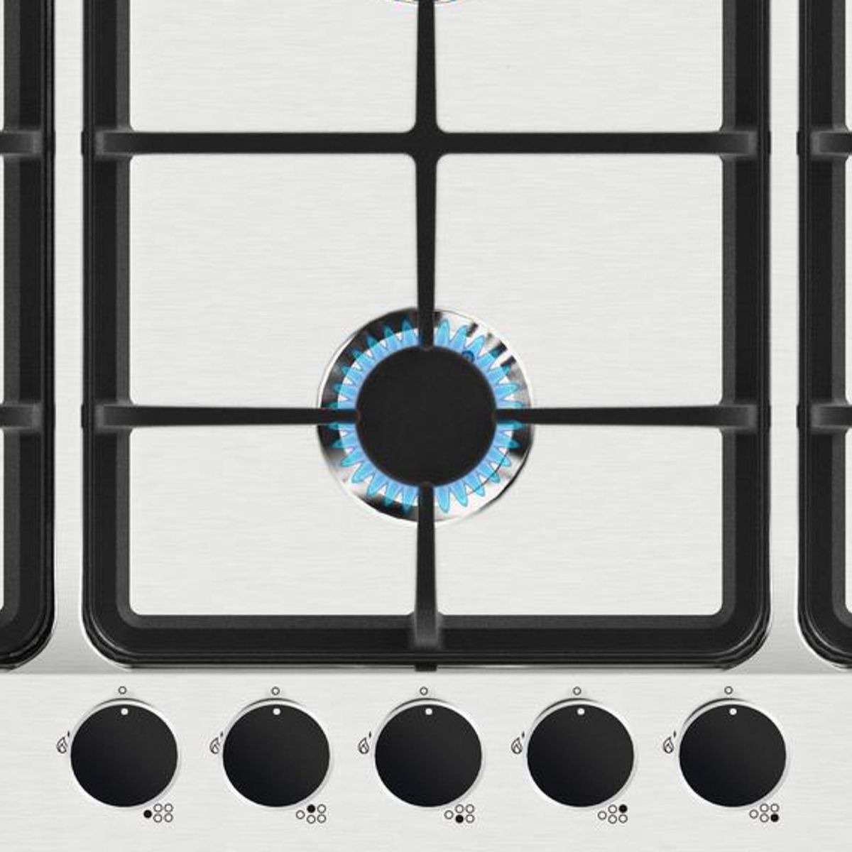 URSUS TROTTER - Encimera Gas Licuado 5 Platos Inox UT PRIME GLT-5 GL