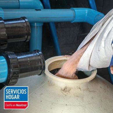 Servicio de Cambio de arena para piscina de 5 x 2 metros