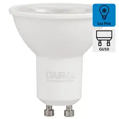 DAIRU - Ampolleta LED 3 tonos (intensidad alta, media o baja) GU10 8W Luz Fría