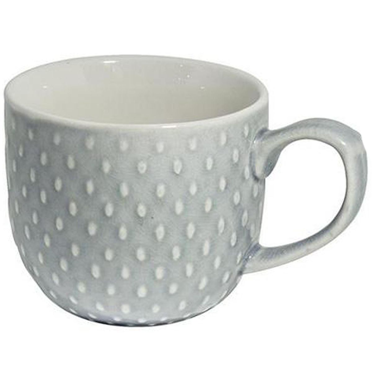 DECO EXPRESS - Set 6 mugs textura 260 cc gris