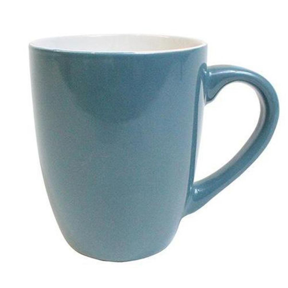 DECO EXPRESS - Set 6 mugs 360 cc azul petroleo