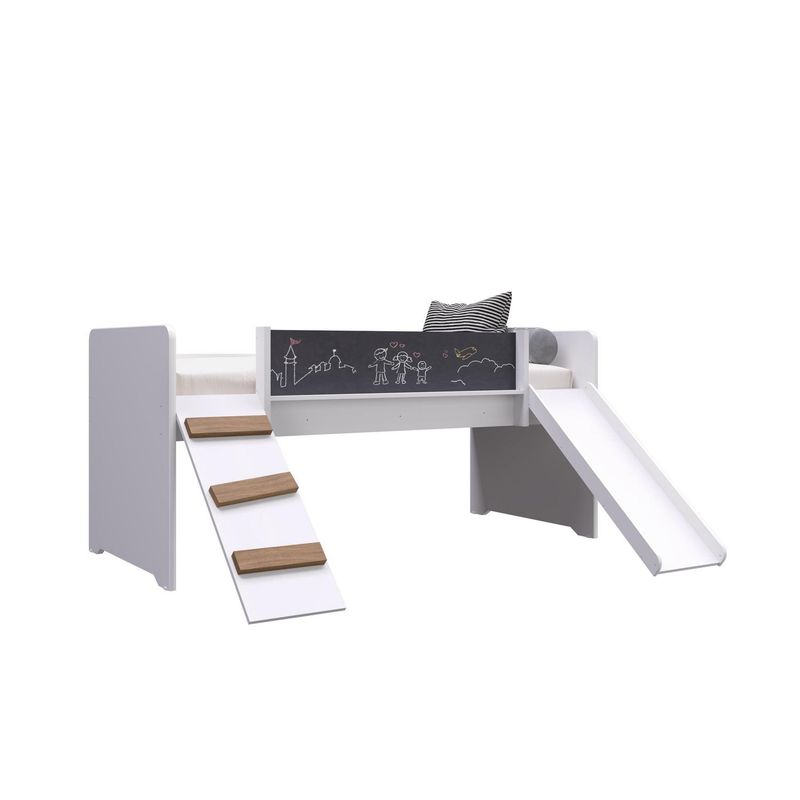 KIDSCOOL - Cama de Transición Infantil Harmony Blanco