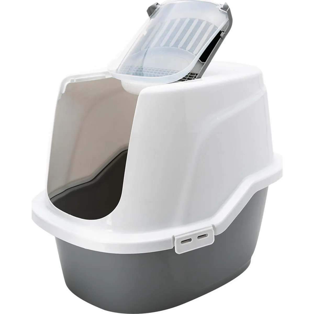 PAWISE - Arenero para gatos con cubierta