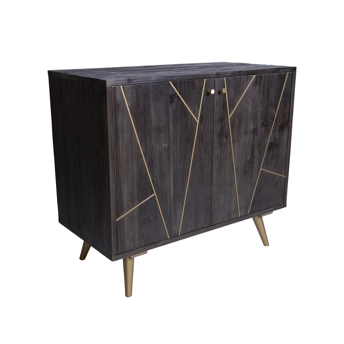 MEYA MUEBLES - Buffet Peque Negro 102x50x90 cm