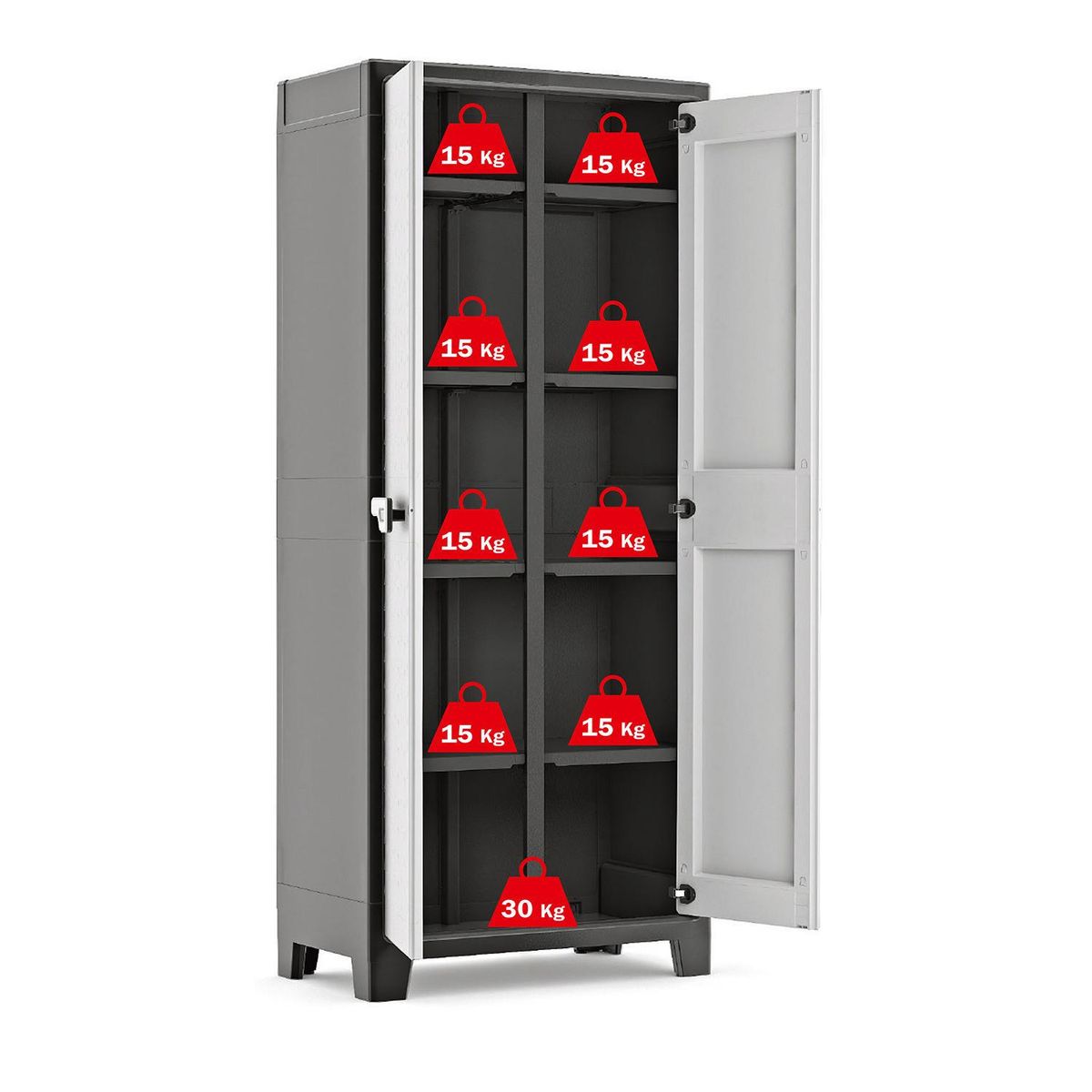 KETER - Armario plástico multiespacio titan