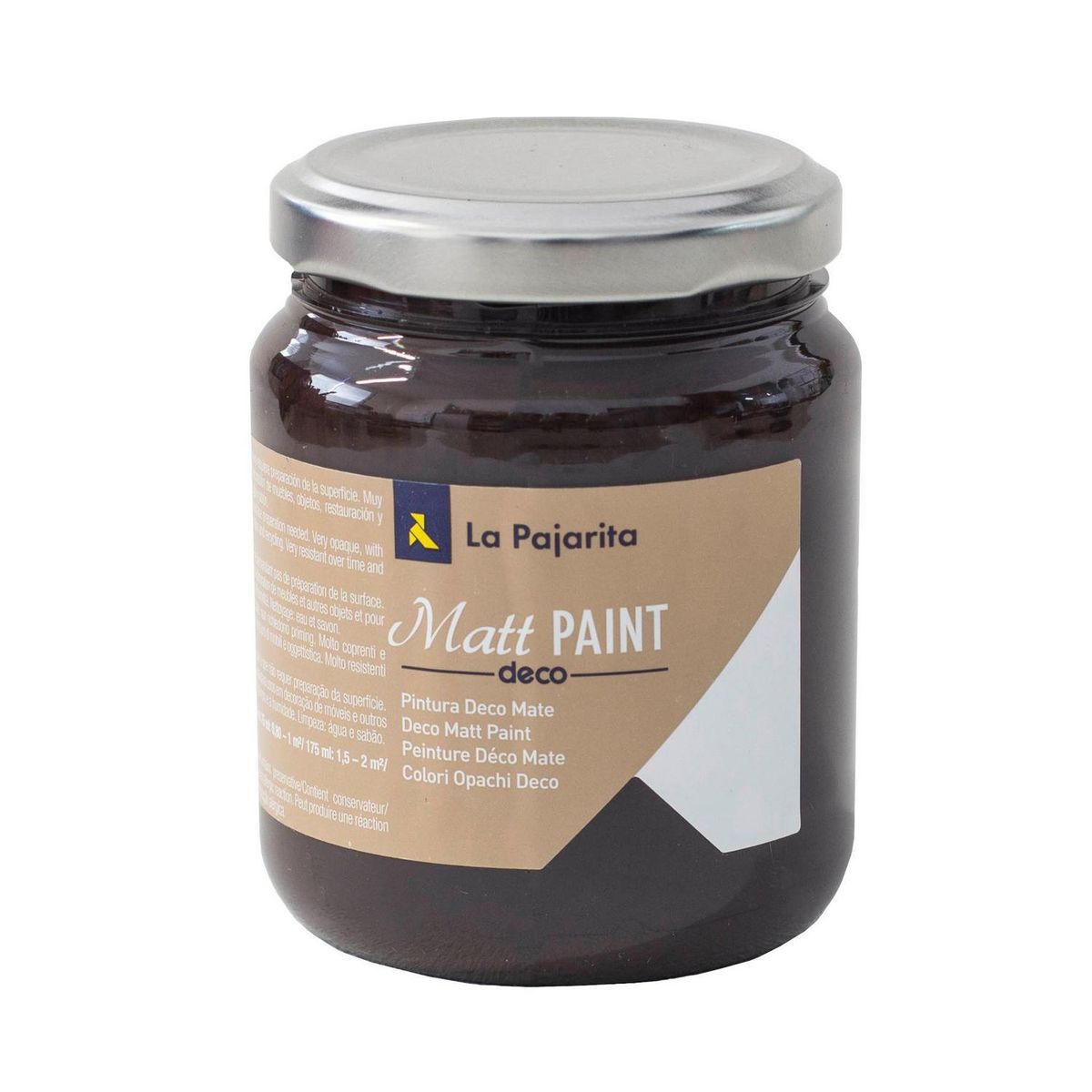 LA PAJARITA - Pintura Acrílica Deco Mate Café Brown Sugar 0.175 l