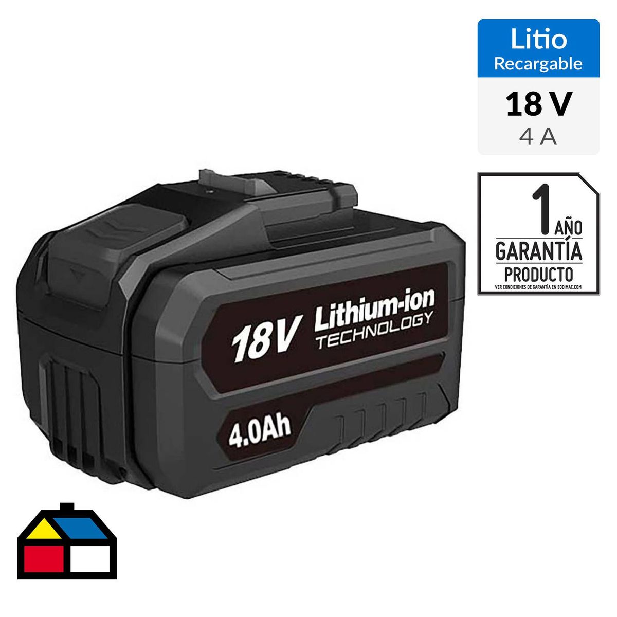 WESCO - Batería recargable 18V 4,0 Ah