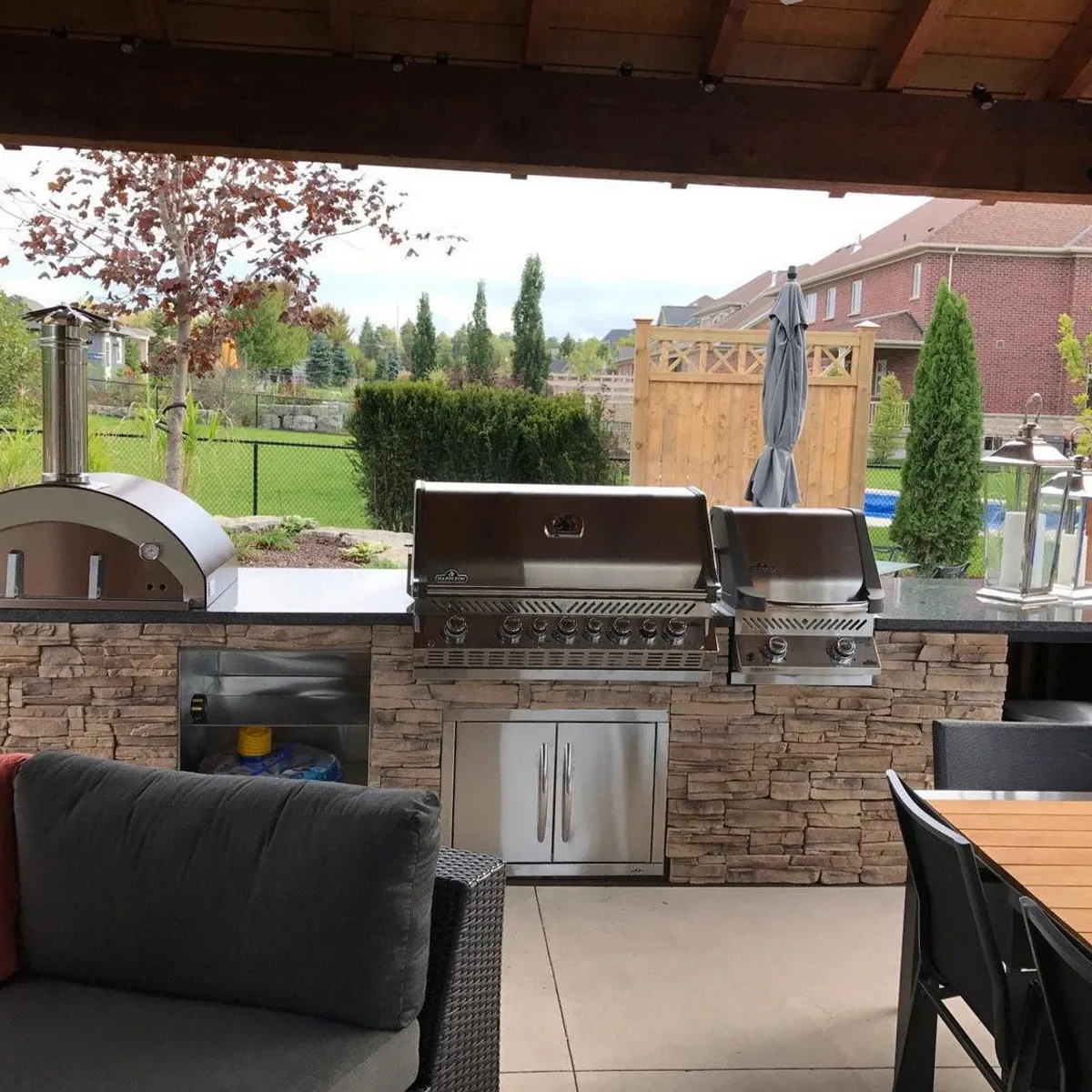 EDIL PLANET - Horno a Leña Gris sin Base Acero Inoxidable