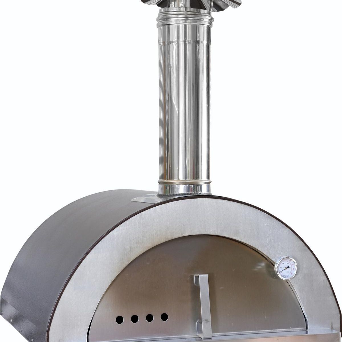 EDIL PLANET - Horno a Leña Gris sin Base Acero Inoxidable