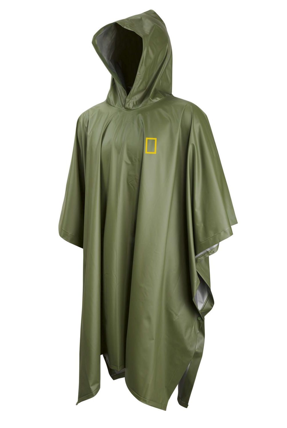 NATIONAL GEOGRAPHIC - Poncho impermeable verde