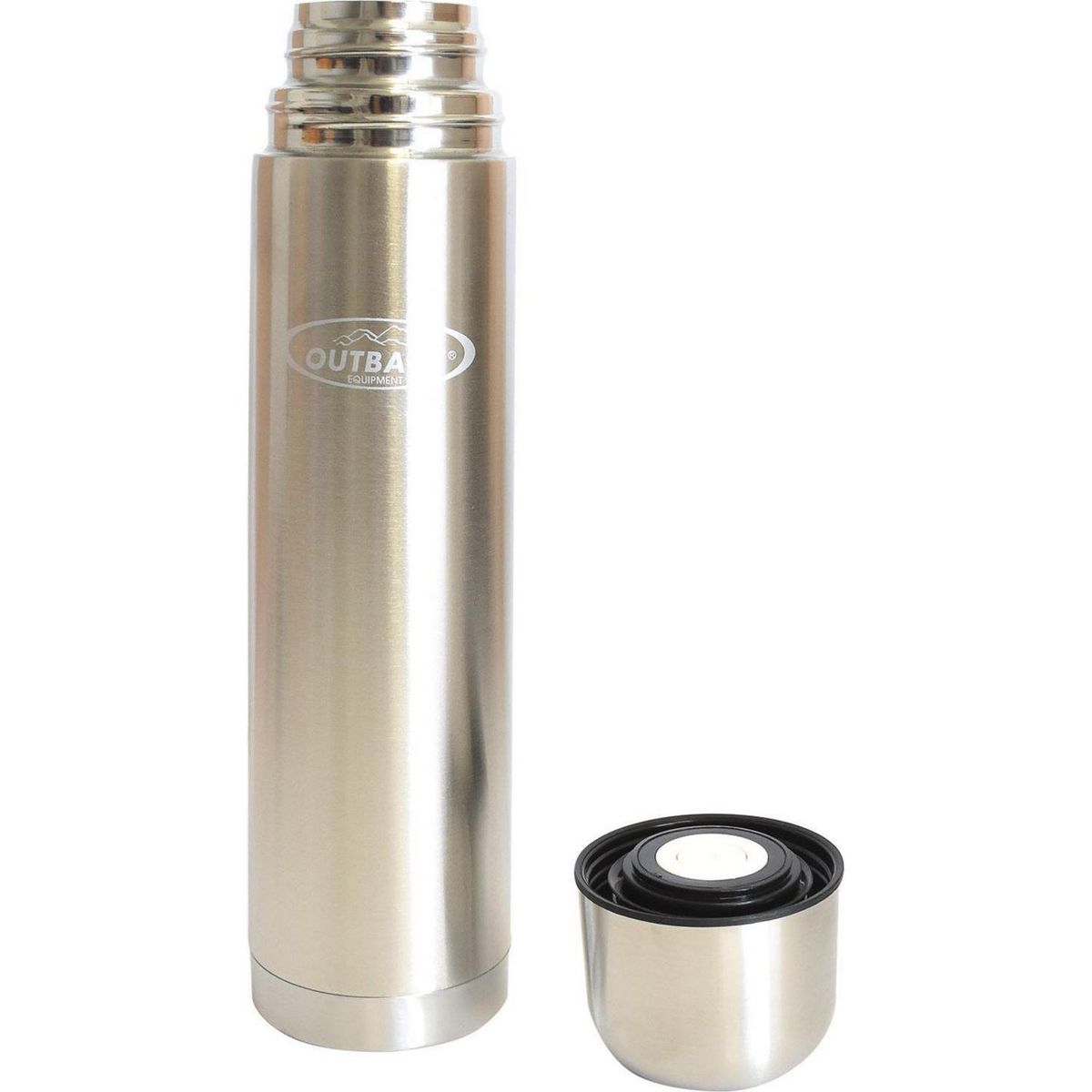 ASADO - Termo para Agua 1 l Acero Inoxidable Plateado