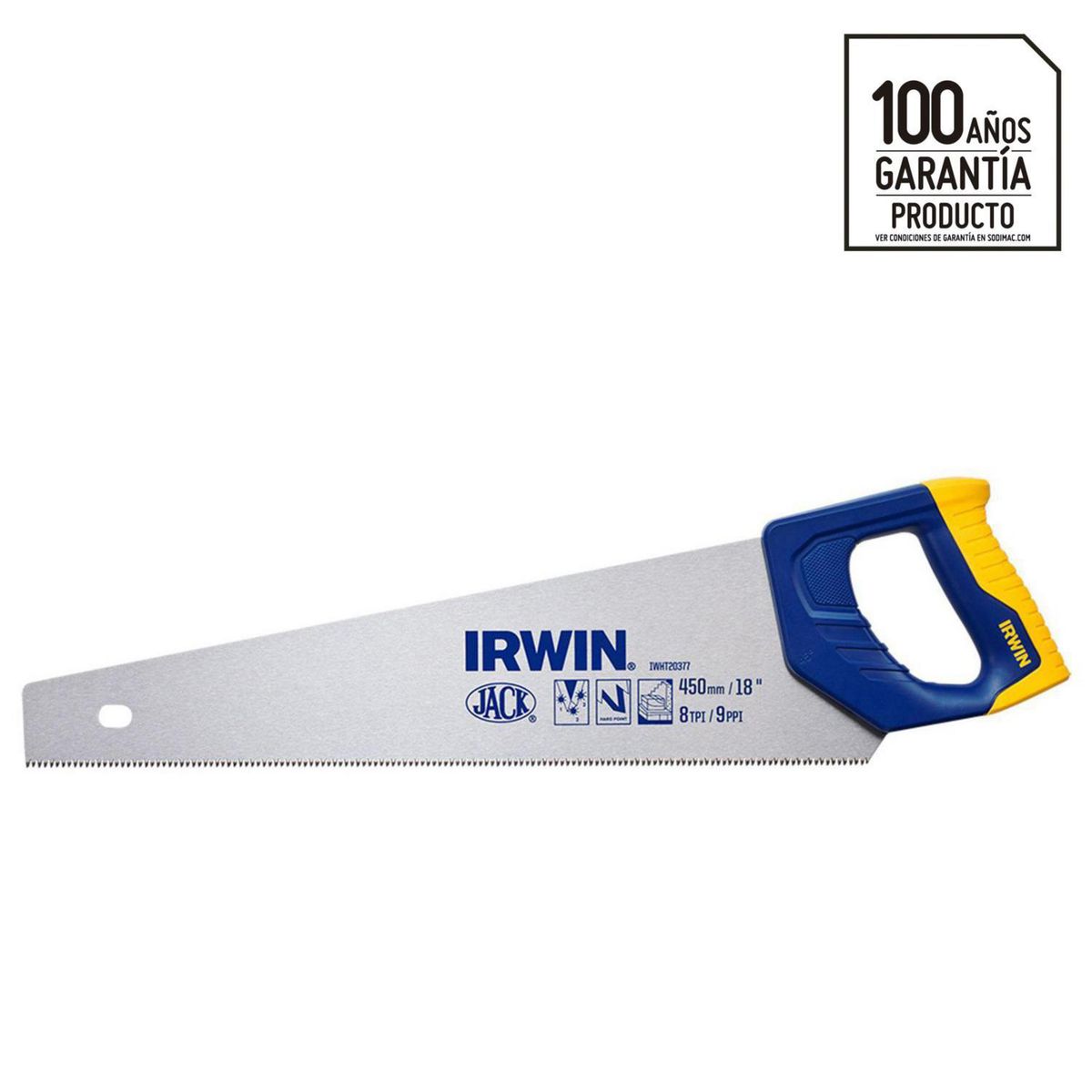 IRWIN - Serrucho 18" acero para madera
