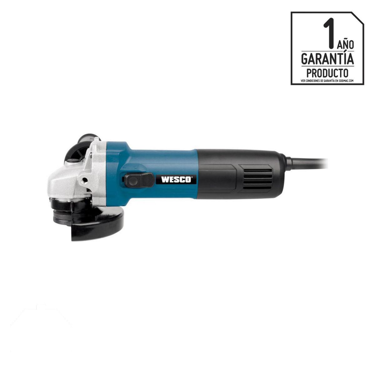 WESCO - Esmeril angular eléctrico 4,5" 750W