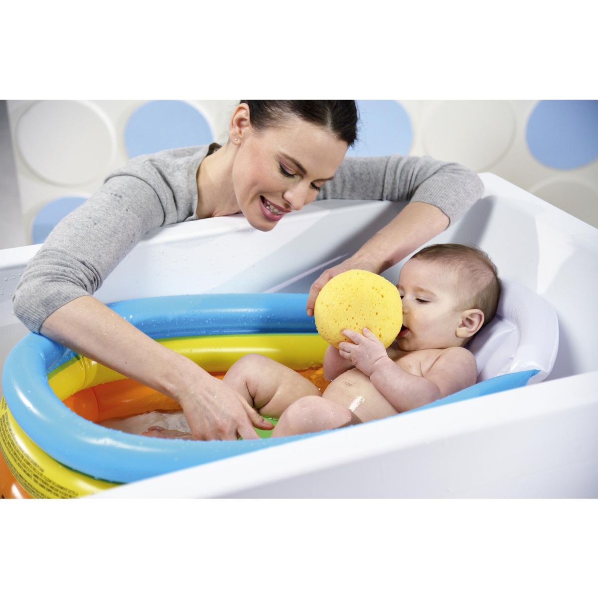 Bañera Inflable para Bebé Multicolor 48x33x76 cm, marca BESTWAY - Foto 2