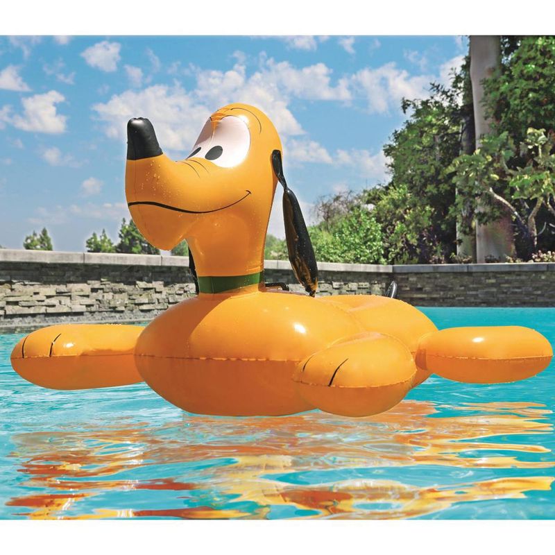 BESTWAY - Flotador Inflable Pluto Amarillo 86x68x114 cm