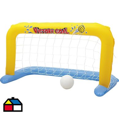 Portera inflable water polo y pelota