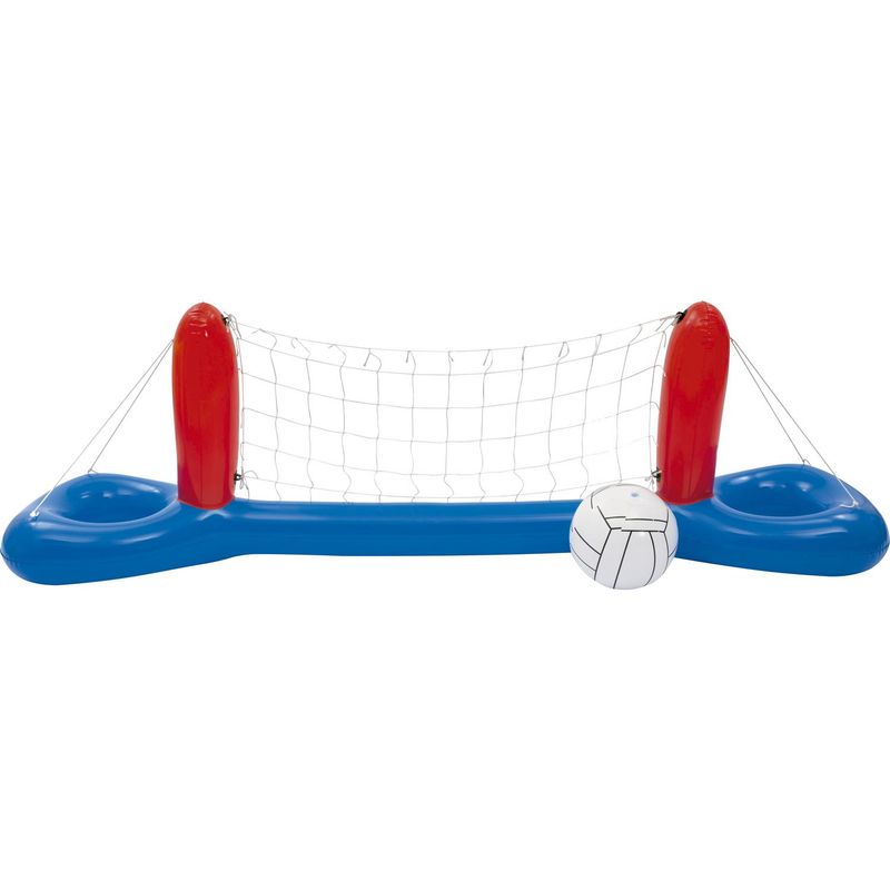 BESTWAY - Set de Voleibol Inflable con Pelota Amarillo/Azul 60x72x130 cm