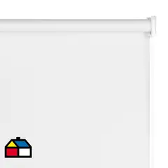 SODIMAC - Roller Blackout Blanco Ancho 60a100cm Alto 136a150cm