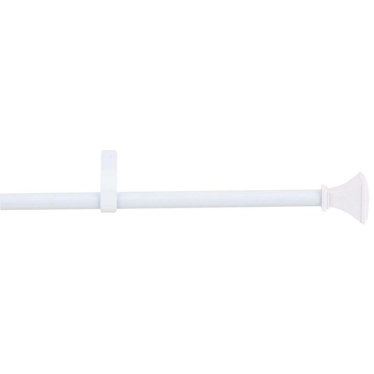 METALHSA - Set de Barra Simple 16 mm extensible 120-200 cm blanco