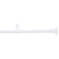 Set de Barra Simple 16 mm extensible 120-200 cm blanco